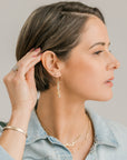 Diamond Bloom Earrings - Gold + Rose Cut Diamonds - KMJ Kate Maller Jewelry Jewelry - Earrings