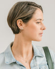 Alphabet Necklace 2.0 on 14ky Gold Chain - 22ky, 18ky, Oxidized Silver + VS Diamond - KMJ Kate Maller Jewelry Jewelry - Necklaces