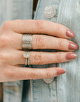 Diamond Party Band (Diamonds All the Way Around) - 18ky + VS Diamonds - KMJ Kate Maller Jewelry Jewelry - Rings