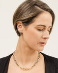 Lyrical Chain - 22ky, 18ky + Oxidized Silver - KMJ Kate Maller Jewelry Jewelry - Necklaces