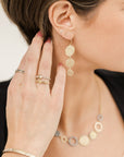 Queen Bee Ring - 18ky + Colored Rose Cut Diamonds - KMJ Kate Maller Jewelry Jewelry - Bridal