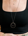 Alphabet Necklace 2.0 on 14ky Gold Chain - 22ky, 18ky, Oxidized Silver + VS Diamond