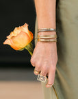 Walking on the Moon Cuff 2.0 - 22k/18k Gold, Oxidized silver + VS Diamonds - KMJ Kate Maller Jewelry Jewelry - Bracelets