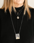 Sun Rays Statement Necklace - 22k/14k Gold, Oxidized Silver + VS White Diamonds