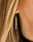 Sunnyside Diamond Earrings - 18k/14k Gold, Oxidized Silver, + VS White Diamonds - KMJ Kate Maller Jewelry Jewelry - Earrings