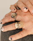 Shine On Diamond Ring - 18ky Gold + VS Reclaimed Diamonds 4mm