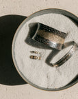 Sunnyside Diamond Band - 18k Gold + Oxidized Silver