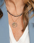 Blue Tourmaline Necklace - KMJ James & Jezebelle Jewelry - Necklaces