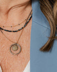 Blue Tourmaline Necklace - KMJ James & Jezebelle Jewelry - Necklaces