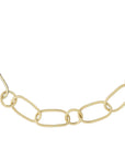 Carabiner Chain Necklace - 22ky, 14ky Gold + Oxidized Silver - KMJ Kate Maller Jewelry Jewelry - Necklaces