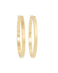 Fav Gold Hoops - 18ky Gold + VS Diamonds