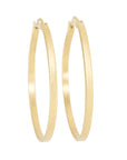 Fav Gold Hoops - 18ky Gold + VS Diamonds - KMJ Kate Maller Jewelry Jewelry - Earrings