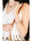 14k Breezy Chain Link Necklace - 14k Gold + Oxidized Silver - KMJ Kate Maller Jewelry Jewelry - Necklaces