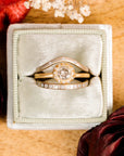 Everyday Diamond Band - 18ky Gold, 14kpw Gold + VS Diamonds - KMJ Kate Maller Jewelry Jewelry - Bridal