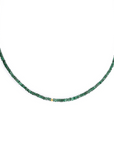 *Limited Edition* Dark Green Emerald Necklace - 18k Yellow Gold - KMJ Anne Sportun Jewelry - Necklace