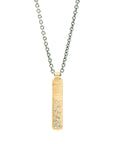 Luxe Aspen Necklace - 18k gold, Oxidized Silver + Diamonds - KMJ Kate Maller Jewelry Jewelry - Necklaces
