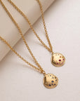 Luna Seafoam Star Coin Rolo Necklace - 18k Yellow Gold / 18 Inches - KMJ Anne Sportun Jewelry - Necklace