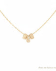 Medium Scattered Diamond Boulder Bead Charm - 18k Yellow Gold - KMJ Anne Sportun Jewelry - Necklace