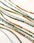 Sakota Emerald Wrap Bracelet - Necklace - 14k Yellow Gold / Confetti / 34" - KMJ Anne Sportun Jewelry - Necklace