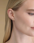 Pure Energy Post Earrings - 18k Gold + Diamonds - KMJ Meredith Young Jewelry Jewelry - Earrings