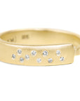 Luxe Aspen Band - 18ky Gold + Reclaimed Diamonds
