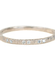 Aspen Wedding Stackers with Diamonds - 18ky Gold, 14kpw Gold + VS Diamonds - KMJ Kate Maller Jewelry Jewelry - Bridal