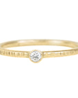 Goldyn Stacker Band - 18k Gold + Reclaimed Diamonds