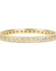 Eternity Diamond Band - 18k Gold, 14kpw Gold + VS Diamonds + Black Diamonds - KMJ Kate Maller Jewelry Jewelry - Bridal