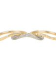Crown Shadow Band -18ky Gold, 14kpw + VS Diamonds - KMJ Kate Maller Jewelry Jewelry - Bridal
