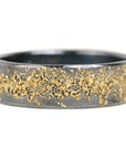 Warrior Band - 22ky Gold + Oxidized Argentium Silver - KMJ Kate Maller Jewelry Jewelry - Bridal