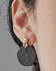 Black Orbit Bronze Earrings