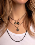 Medium Curb Chain - Oxidized Sterling Silver 20"