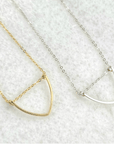 Leaf Necklace - 14k Gold-Fill - KMJ James & Jezebelle Jewelry - Necklaces