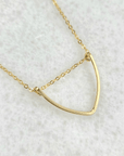 Leaf Necklace - 14k Gold-Fill - KMJ James & Jezebelle Jewelry - Necklaces