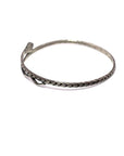 Eternal Serpent Bangle 2 - Sterling Silver + 10ky Gold