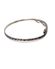 Eternal Serpent Bangle 2 - Sterling Silver + 10ky Gold