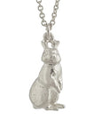 White Rabbit Necklace - Sterling Silver