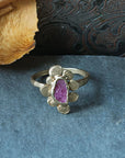 Vanity Ring - Brass + Ruby