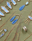 Rapids Ring - Brass + Blue Sapphire - KMJ Emilie Shapiro Jewelry - Rings