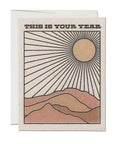 Your Year congratulations greeting card - KMJ Red Cap Cards Card