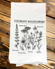 Colorado Wildflowers Tea Towel