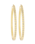 Fav Gold Hoops - 18ky Gold + VS Diamonds - KMJ Kate Maller Jewelry Jewelry - Earrings
