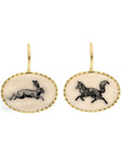 The Maxi Victoria Earhangers - Rabbit & Fox