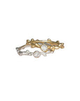 Bright Branch Solitaire - Silver + Diamond 6.5 - KMJ Made By Branch Jewelry - Rings