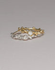 Bright Branch Solitaire - Silver + Diamond 6.5 - KMJ Made By Branch Jewelry - Rings
