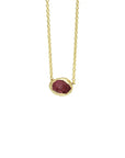 Bud Pendant - 14k Gold + Pink Spinel - KMJ Emilie Shapiro Fine Jewelry - Necklaces
