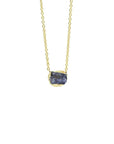 Bud Pendant - 14k Gold + Tanzanite - KMJ Emilie Shapiro Fine Jewelry - Necklaces