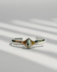 Celestial Cuff - Oxidized Brass, Sterling Silver + African Turquoise - KMJ Claire Sommers Buck Jewelry - Bracelets