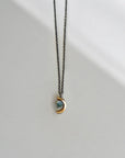 Crescent Necklace - 14k Gold-Fill, Sterling Silver + Moonstone