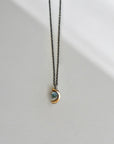 Crescent Necklace - 14k Gold-Fill, Sterling Silver + Moonstone - KMJ Claire Sommers Buck Jewelry - Necklaces